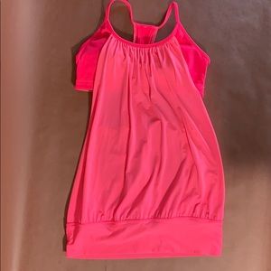Lululemon tank, size 8, pink